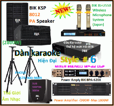 New 2023 - Dàn karaoke Hiện Đại Style # 6